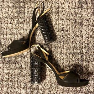 Michael Kors Black Jewel Studded Heels